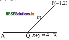 RBSE Solutions for Class 11 Maths Chapter 10 सरल रेखाएँ विविध प्रश्नावली 13