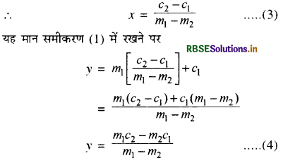 RBSE Solutions for Class 11 Maths Chapter 10 सरल रेखाएँ विविध प्रश्नावली 6