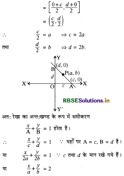 RBSE Solutions for Class 11 Maths Chapter 10 सरल रेखाएँ Ex 10.2 11