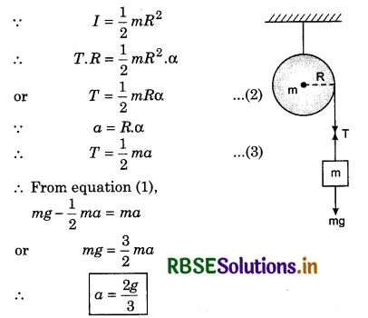 RBSE Class 11 Physics Important Questions Chapter 5 Laws of Motion 117