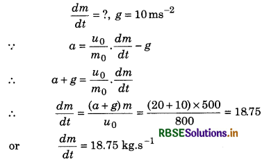 RBSE Class 11 Physics Important Questions Chapter 5 Laws of Motion 129