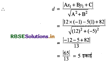 RBSE Solutions for Class 11 Maths Chapter 10 सरल रेखाएँ Ex 10.3 6