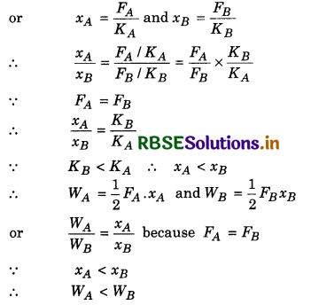 RBSE Class 11 Physics Important Questions Chapter 6 Work, Energy and Power 19