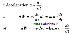  RBSE Class 11 Physics Important Questions Chapter 6 Work, Energy and Power 39