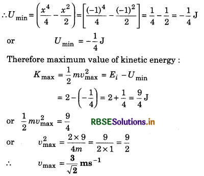 RBSE Class 11 Physics Important Questions Chapter 6 Work, Energy and Power 80