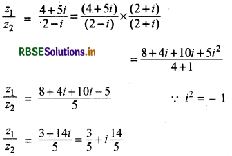 RBSE Class 11 Maths Notes Chapter 5 सम्मिश्र संख्याएँ और द्विघातीय समीकरण 4