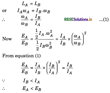 RBSE Class 11 Physics Important Questions Chapter 7 System of Particles and Rotational Motion 47