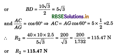 RBSE Class 11 Physics Important Questions Chapter 7 System of Particles and Rotational Motion 93