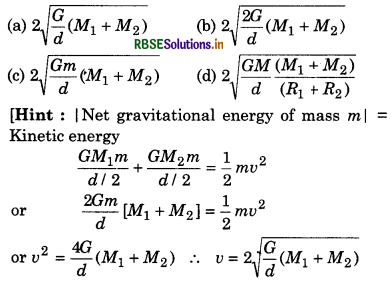 RBSE Class 11 Physics Important Questions Chapter 8 Gravitation 3