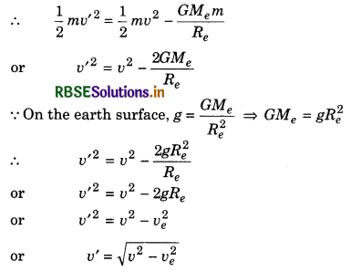 RBSE Class 11 Physics Important Questions Chapter 8 Gravitation 7