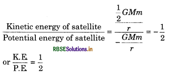 RBSE Class 11 Physics Important Questions Chapter 8 Gravitation 109