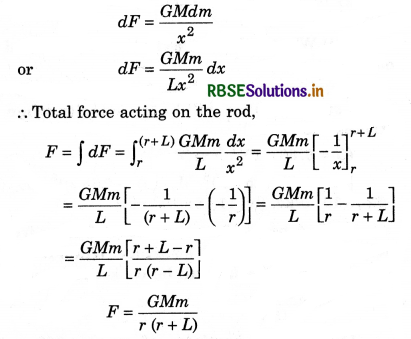 RBSE Class 11 Physics Important Questions Chapter 8 Gravitation 74