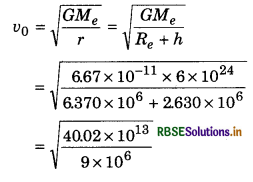 RBSE Class 11 Physics Important Questions Chapter 8 Gravitation 86