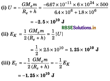 RBSE Class 11 Physics Important Questions Chapter 8 Gravitation 89