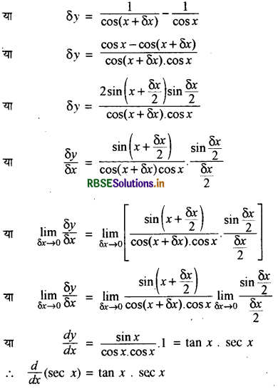 RBSE Class 11 Maths Notes Chapter 13 सीमा और अवकलज 21