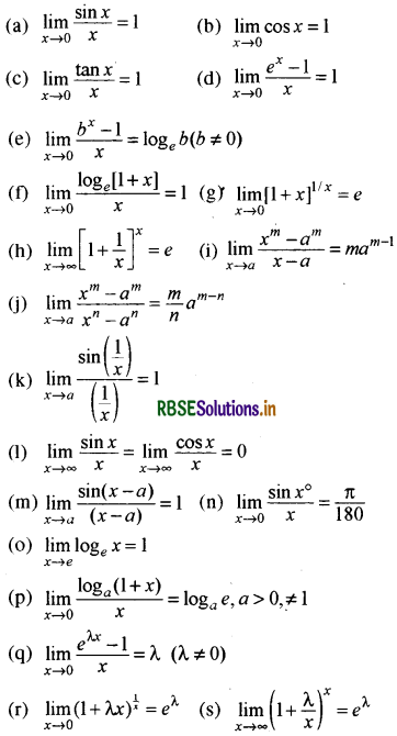 RBSE Class 11 Maths Notes Chapter 13 सीमा और अवकलज 4