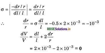 RBSE Class 11 Physics Important Questions Chapter 9 Mechanical Properties of Solids 10