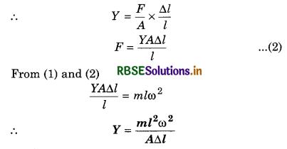 RBSE Class 11 Physics Important Questions Chapter 9 Mechanical Properties of Solids 13