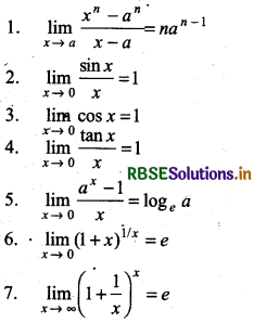 RBSE Class 11 Maths Notes Chapter 13 Limits and Derivatives 15