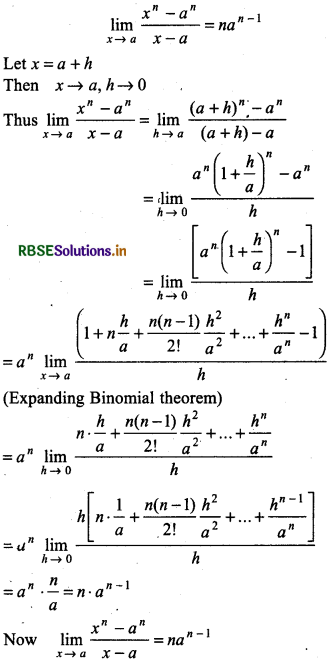 RBSE Class 11 Maths Notes Chapter 13 Limits and Derivatives 19