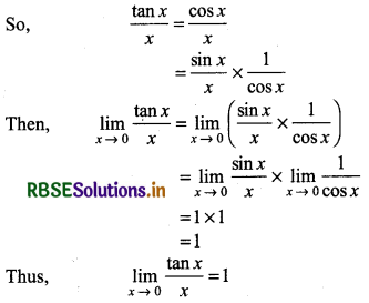 RBSE Class 11 Maths Notes Chapter 13 Limits and Derivatives 24