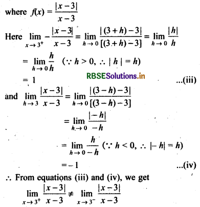 RBSE Class 11 Maths Notes Chapter 13 Limits and Derivatives 7