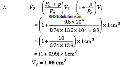 RBSE Class 11 Physics Important Questions Chapter 10 Mechanical Properties of Fluids 33