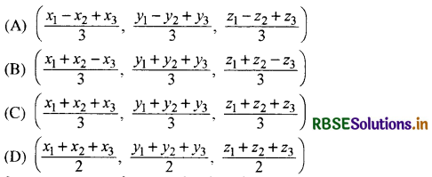 RBSE Class 11 Maths Important Questions Chapter 12 त्रिविमीय ज्यामिति का परिचय 15