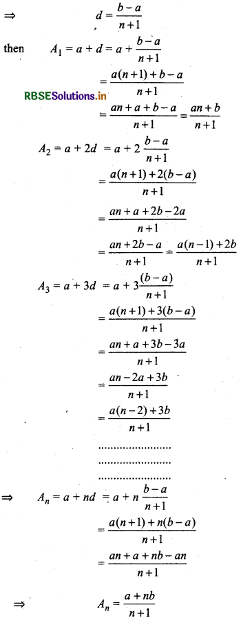 RBSE Class 11 Maths Notes Chapter 9 Sequences and Series 2