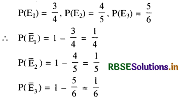 RBSE Class 11 Maths Important Questions Chapter 16 प्रायिकता 3