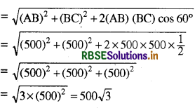 RBSE Solutions for Class 11 Physics Chapter 4 समतल में गति 11