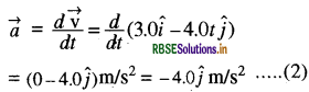 RBSE Solutions for Class 11 Physics Chapter 4 समतल में गति 26