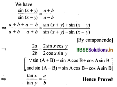 RBSE Class 11 Maths Important Questions Chapter 3 Trigonometric Functions 6