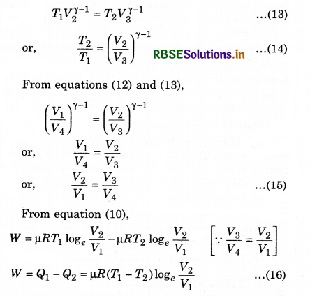 RBSE Class 11 Physics Important Questions Chapter 12 Thermodynamics 23