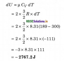 RBSE Class 11 Physics Important Questions Chapter 12 Thermodynamics 35