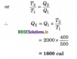 RBSE Class 11 Physics Important Questions Chapter 12 Thermodynamics 37