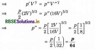 RBSE Class 11 Physics Important Questions Chapter 12 Thermodynamics 61
