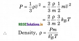 RBSE Class 11 Physics Important Questions Chapter 13 Kinetic Theory 13