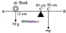 RBSE Solutions for Class 11 Physics Chapter 7 कणों के निकाय तथा घूर्णी गति 14