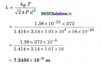 RBSE Class 11 Physics Important Questions Chapter 13 Kinetic Theory 53