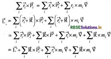 RBSE Solutions for Class 11 Physics Chapter 7 कणों के निकाय तथा घूर्णी गति 22