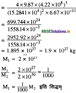 RBSE Solutions for Class 11 Physics Chapter 8 गुरुत्वाकर्षण 2