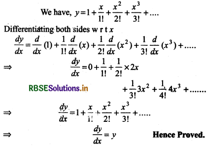 RBSE Class 11 Maths Important Questions Chapter 13 Limits and Derivatives 1