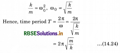 RBSE Class 11 Physics Important Questions Chapter 14 Oscillations 11