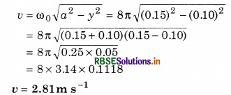 RBSE Class 11 Physics Important Questions Chapter 14 Oscillations 26