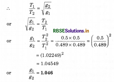 RBSE Class 11 Physics Important Questions Chapter 14 Oscillations 27