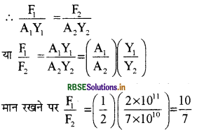 RBSE Solutions for Class 11 Physics Chapter 9 ठोसों के यांत्रिक गुण 27