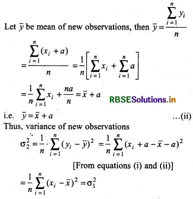 RBSE Class 11 Maths Important Questions Chapter 15 Statistics 4