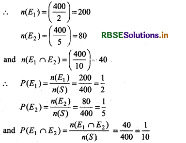 RBSE Class 11 Maths Important Questions Chapter 16 Probability 8