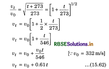 RBSE Class 11 Physics Important Questions Chapter 15 Waves 20
